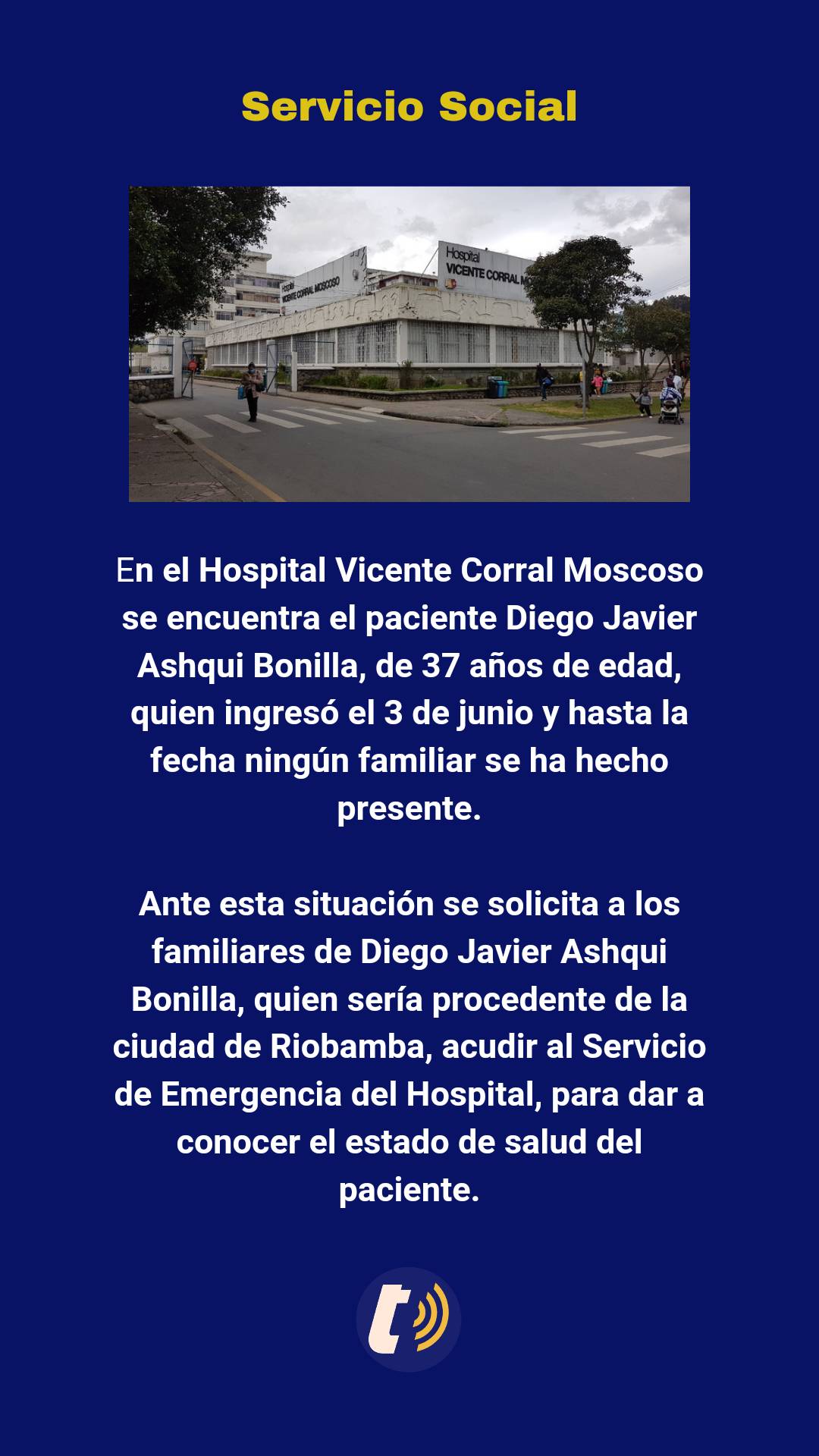 La Voz del Tomebamba on Twitter "Servicio social…