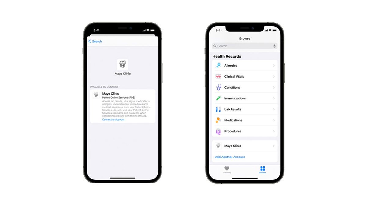 appleinsider's tweet image. The @MayoClinic has launched support for the #AppleHealthRecords feature on iPhone, allowing patients to easily add medical data to the Health app. appleinsider.com/articles/21/06…