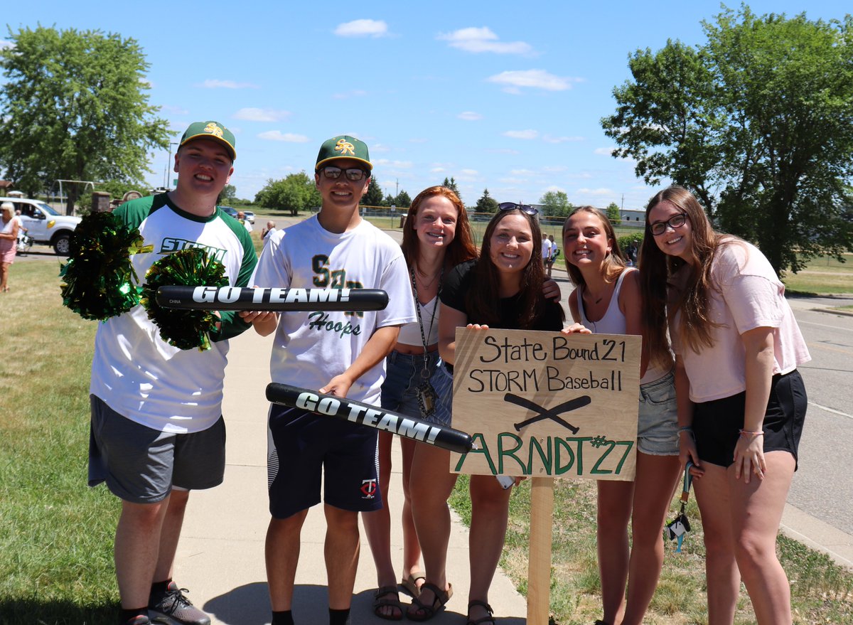 isd47's tweet photo. Go Storm! Photos from the #StormStrong baseball team send-off this afternoon. @SrrStorm https://t.co/OhbxVU2kMn