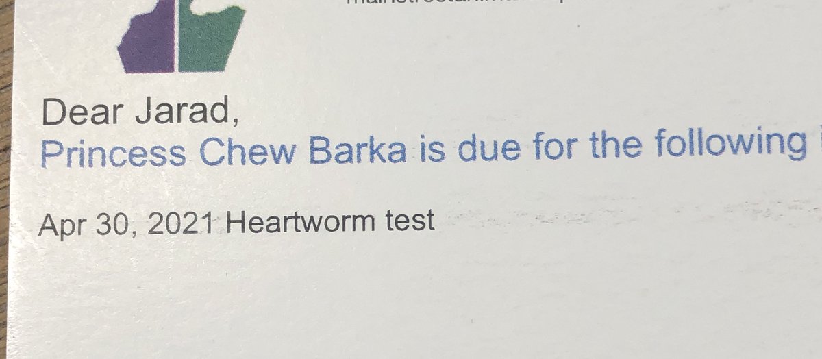 Lips88's tweet image. Got someone’s vet reminder postcard by accident and now I feel I need to meet this dog.
