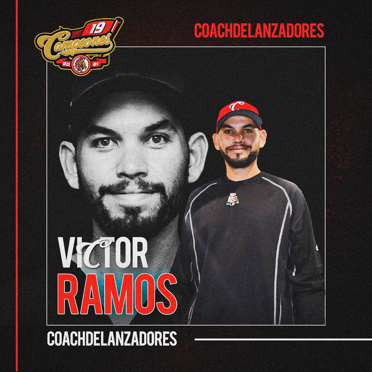 CriollosCaguas's tweet photo. ¡Bienvenido! 🙌  La organización de los máximos campeones Criollos de Caguas se honra en anunciar el nombramiento de Víctor ‘Tavo’ Ramos como coach de lanzadores rumbo a la Temporada 2021-22 de la @LBPRC https://t.co/h22z4lYUAf
