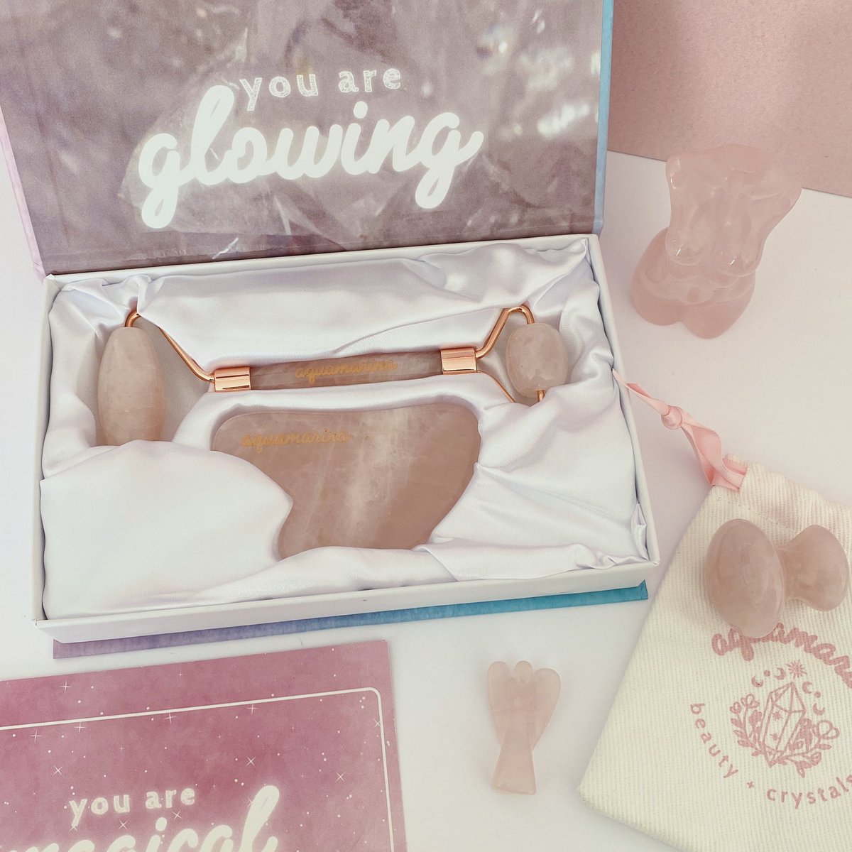 Rose Quartz Magic 🥰💕

#RoseQuartz #Skincare #GuaSha