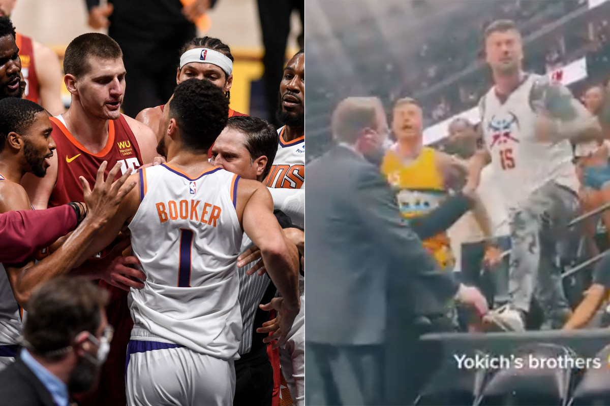 Nikola Jokic's brothers wanted in on heated Nuggets Suns scuffle