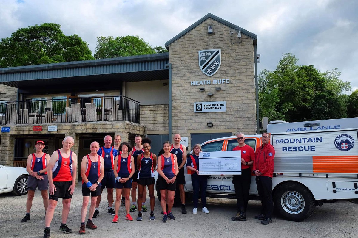 Stainland Lions RC (@stainlandrc) on Twitter photo On Monday we presented a cheque to <a href="/CalderValleySRT/">Calder Valley SRT</a> which we raised from our recent virtual Calderdale Way Relay event.
We're pleased we can contribute in a small way to help with their running costs. On Monday we presented a cheque to <a href="/CalderValleySRT/">Calder Valley SRT</a> which we raised from our recent virtual Calderdale Way Relay event.
We're pleased we can contribute in a small way to help with their running costs.