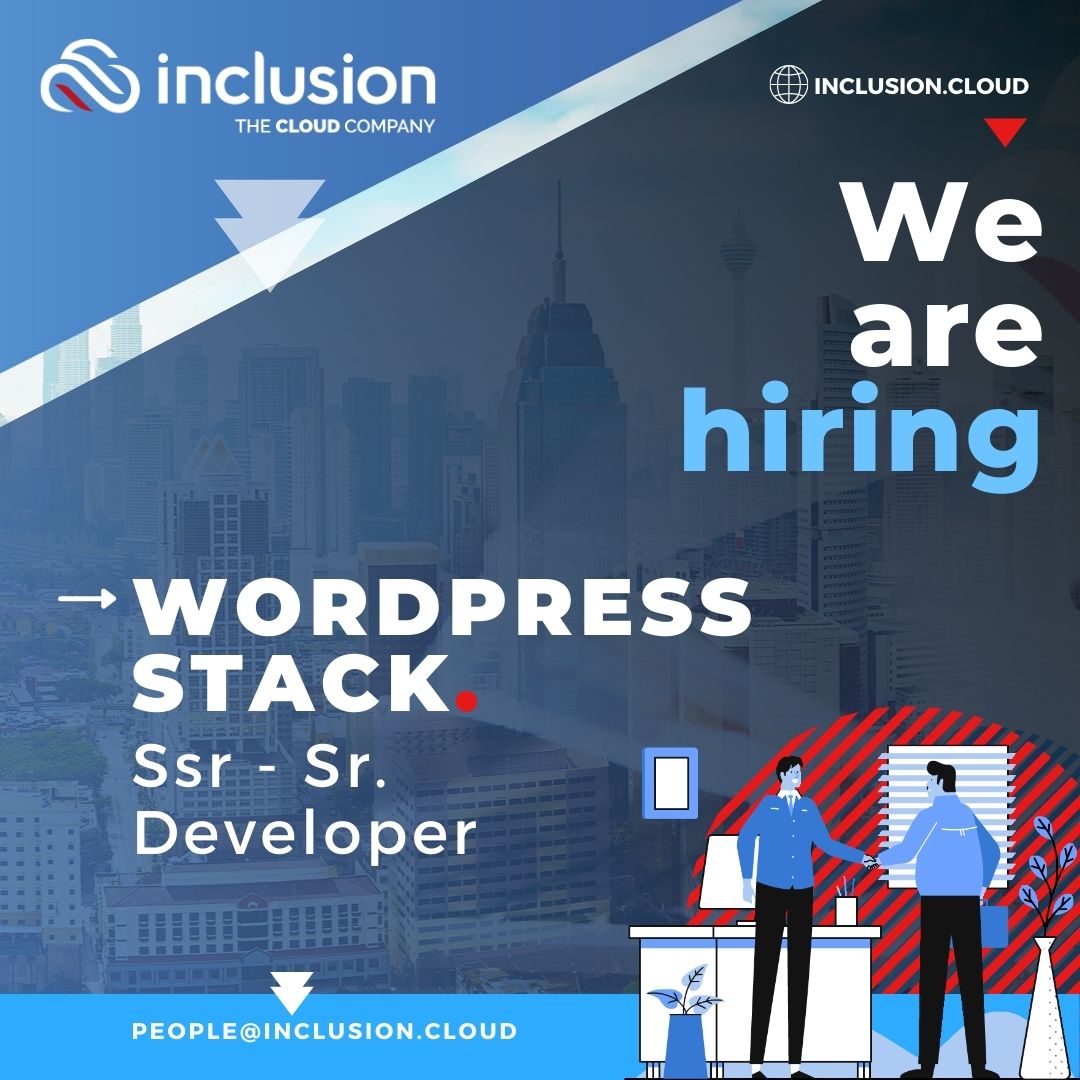 InclusionCloud's tweet image. 💻 #DEVOLEPERS: 👀 If you are a WordPress Stack and have hand-on experience with: #WordPress, #PHP, #MySQL, #HTML, #CSS, #Javascript, #Jquery, #SQL &amp;amp; #RESTAPIs #Join our #Includer adventure and send us your CV  👉 people@inclusion.cloud
#employeejourney #brandemployer #hiring