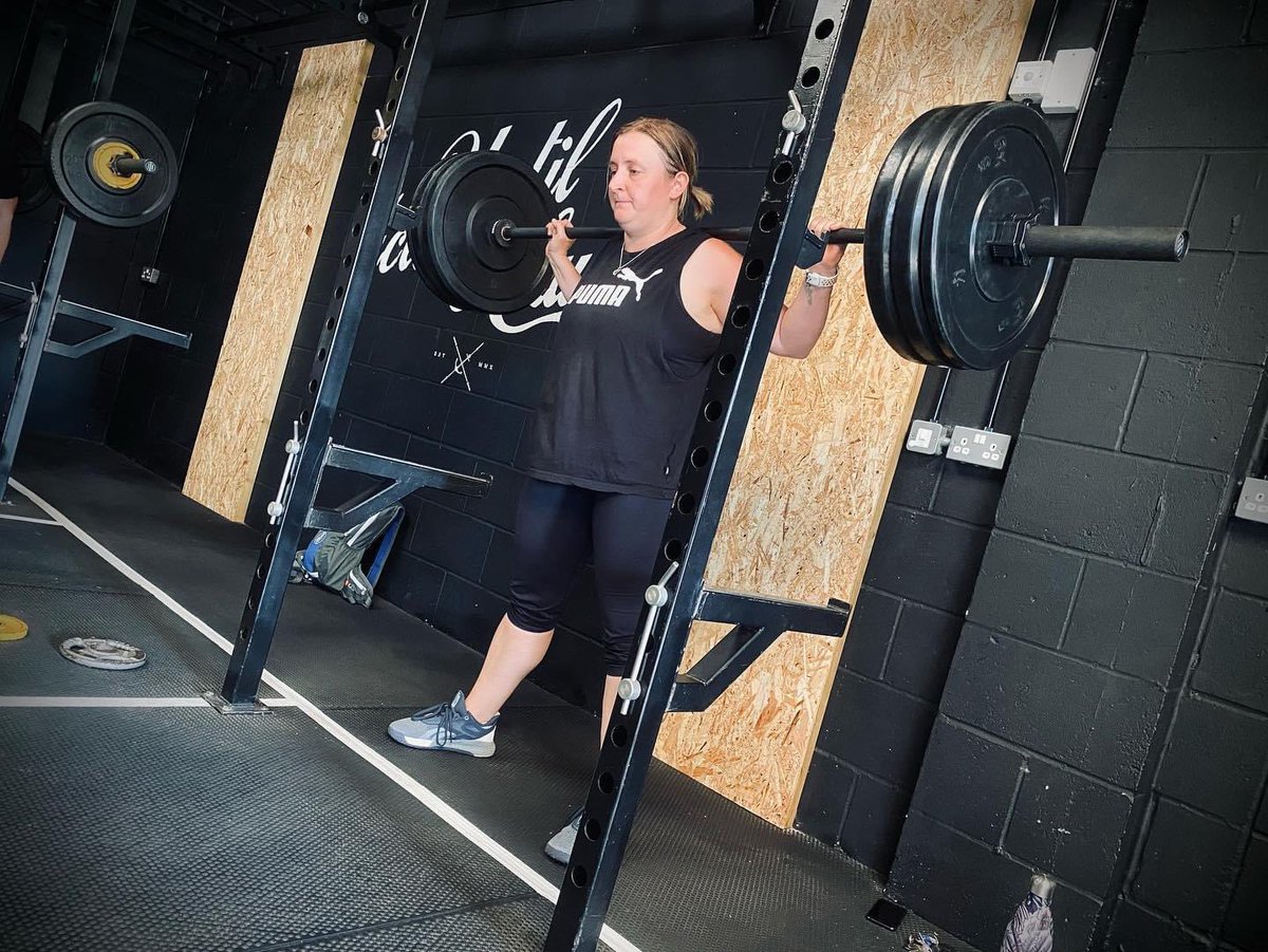 Getting back on it. New back squat PR 67kg <a href="/AffinityWB/">Affinity Wellbeing</a> #ThisGirlCan