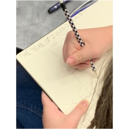 GoshenSchools's tweet photo. Thank you to Veronica Berkey from "Fables" downtown Goshen for leading today's Summer Library Program.  "Bullet Journaling"  is a new concept for kids and she did an amazing job! https://t.co/2q8Dfe63Fw