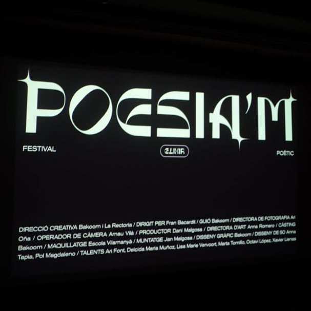 ElixirPoetic's tweet photo. 💫  SEMINARI: “How Êzîdî poetry contributes to documentation and repair” 💫  
La poesia ens pot servir com a mode documental i de reconstrucció 
💫  VIDEOPOESIA💫  
“POESIA’M” 15/06-20/06 Festival Poètic Elixir 🌸
📷 : @lydiacazorla https://t.co/ZZPIqAZppx