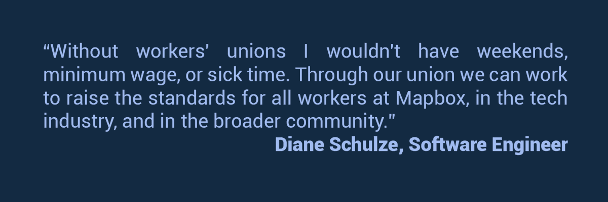 MapboxUnion's tweet photo. “I think everyone needs a union!” https://t.co/lzkLCUelgF