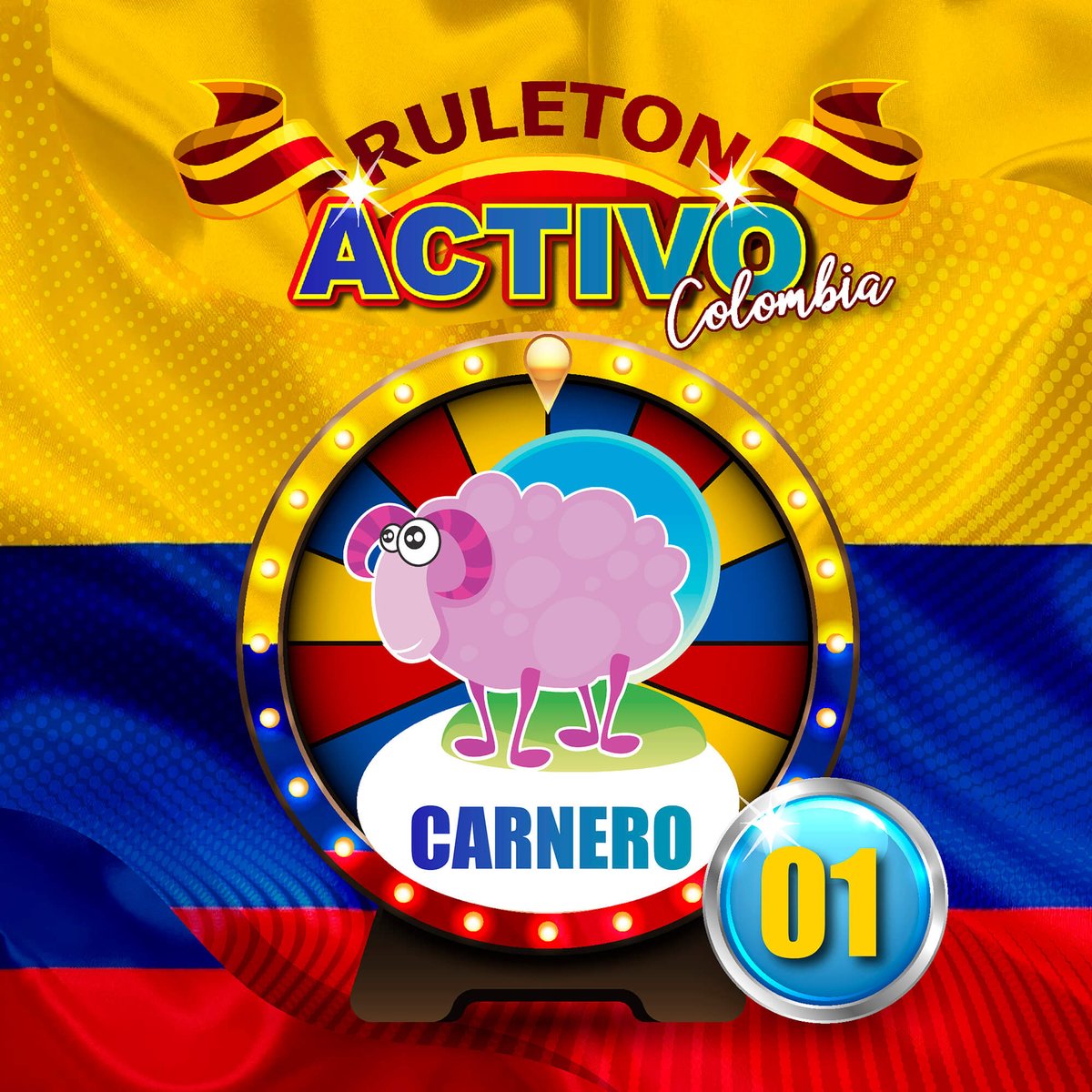 Datosruletonac1's tweet image. SORTEO: RULETON ACTIVO COLOMBIA 4:00 PM
FECHA: 15/06/2021
GANADOR: 01 CARNERO
#ruletonactivo
#ruletonactivo_peru
#ruletonactivo_colombia
#peru
#colombia
#venezuela
#instagram
#loteria
#animalitos
#lima
#bogota
#caracas
#megusta
#apuestas
#premios
#ganar
#millones
#sorpresas