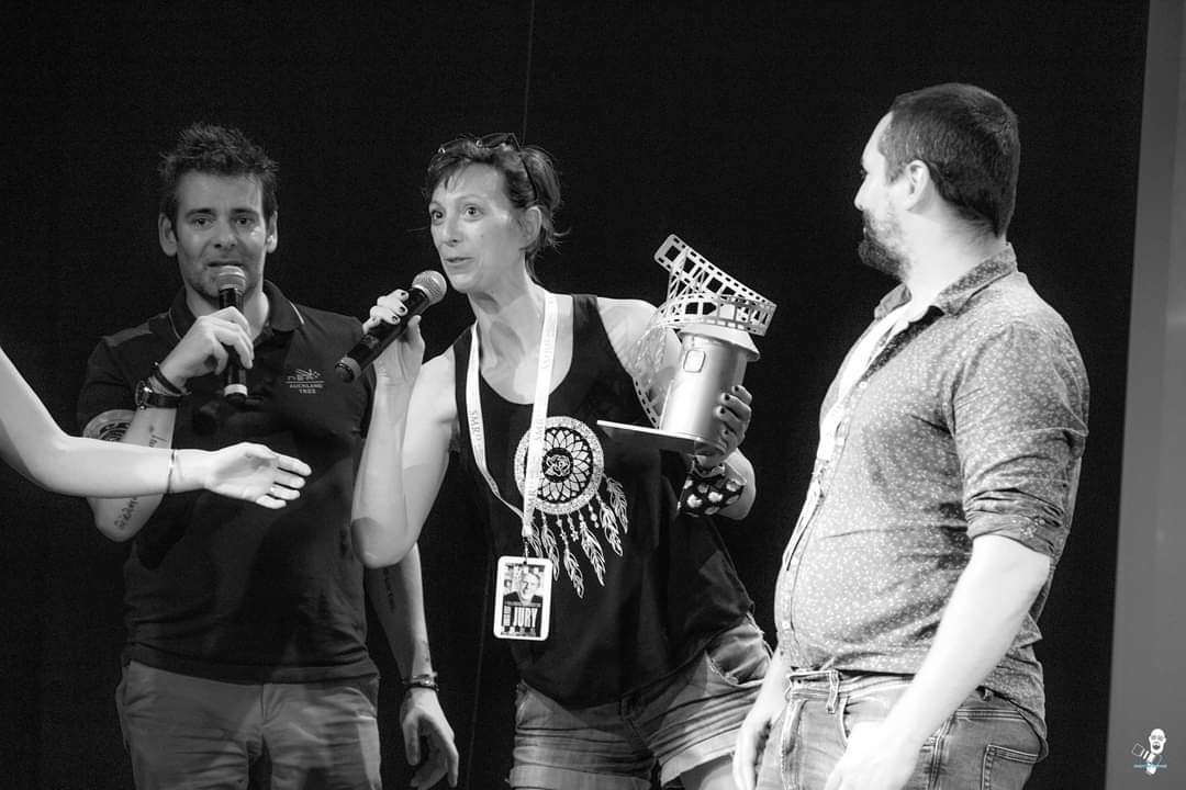 👏 👏 👏 Thank you <a href="/smr13/">Sophia Richards</a> film festival for this fabulous award! Well done @yvesgourmeur so proud 😍
#bestmusic #shortfilmresurrection #filmdirector