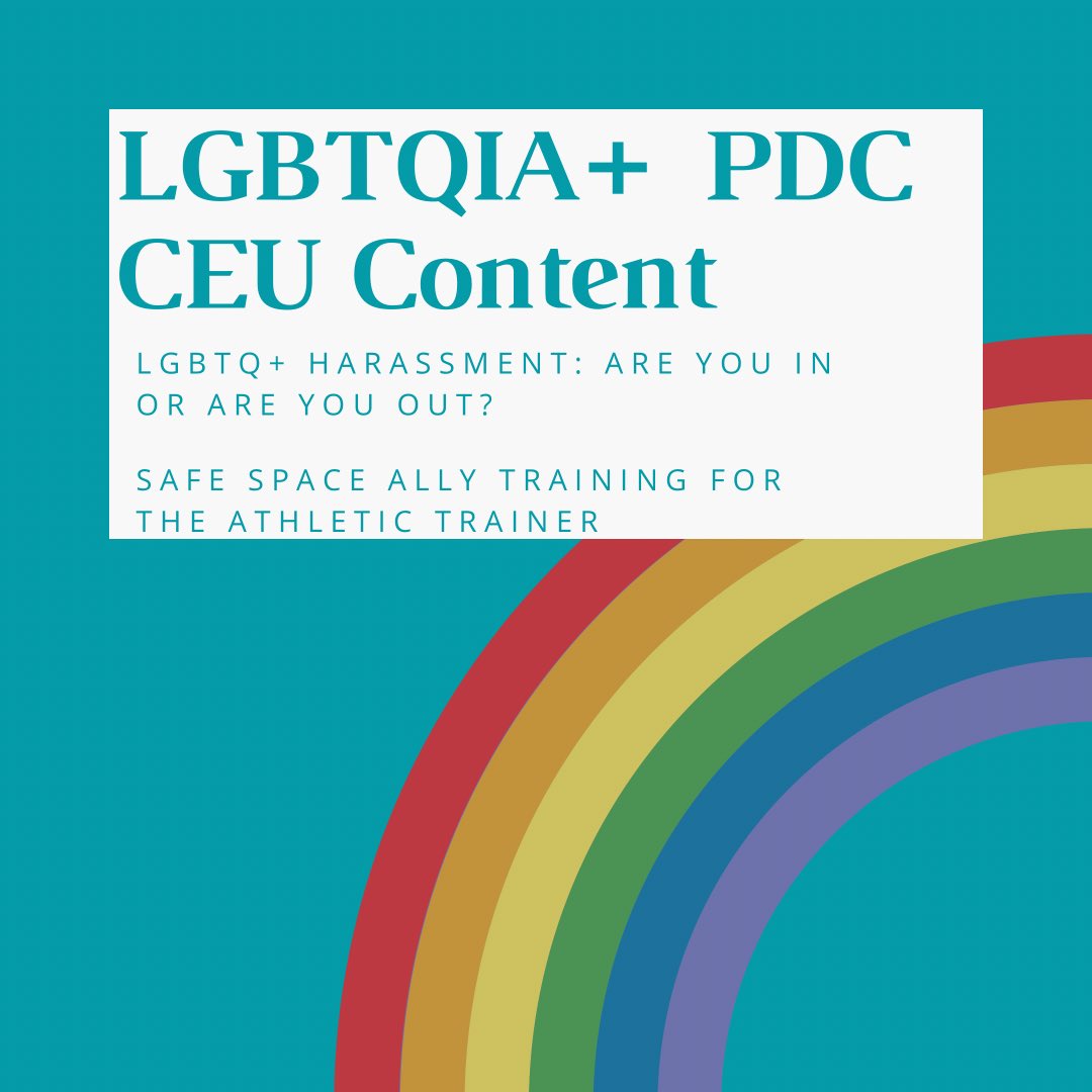 maata_ypc's tweet photo. #DYK There is LGBTQIA+ ally and advocacy CEU content on NATA’s professional development center?! Check out below to see two of the course offered!
#D3YPC #lgbtq #at4all https://t.co/0Si5Kuqae8