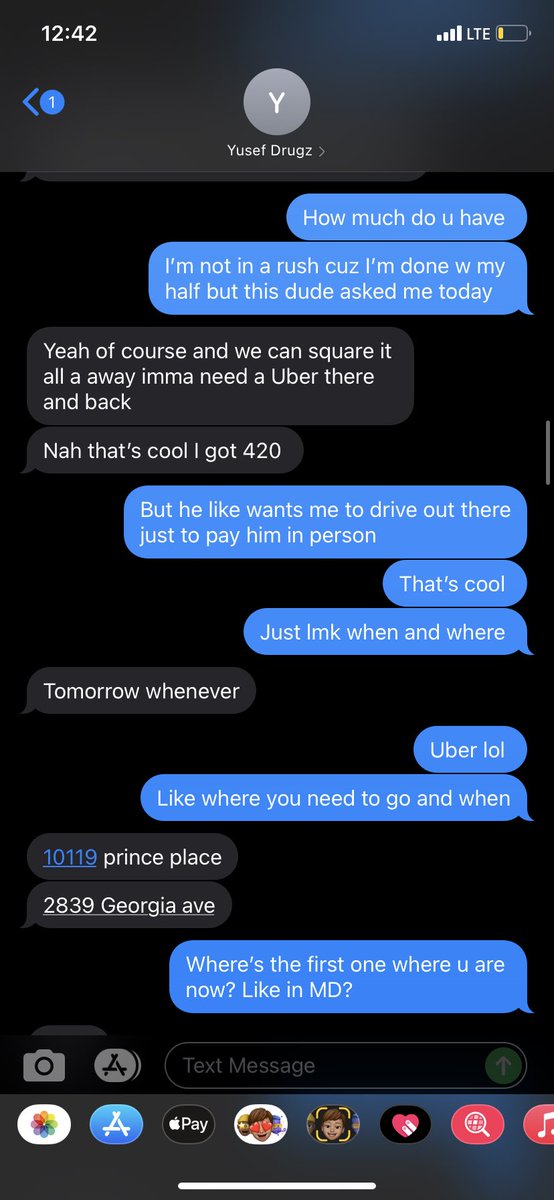 colgatehippie's tweet photo. @jammer429 @BigPoppaDrugz @urltv @LTBRpodcast @BattleRapStats @DaBlackCompass @AllThingsBattle @hiphopisrealtv @15MofeRadio @Battlerapfiend_ @ImDannyOcean Begging for Uber rides ass dude.  I feel bad for you Yusuf cuz you’re a low value dude, but this is that karma you’re spitting 🤷‍♀️ https://t.co/4PNvv7s4cj