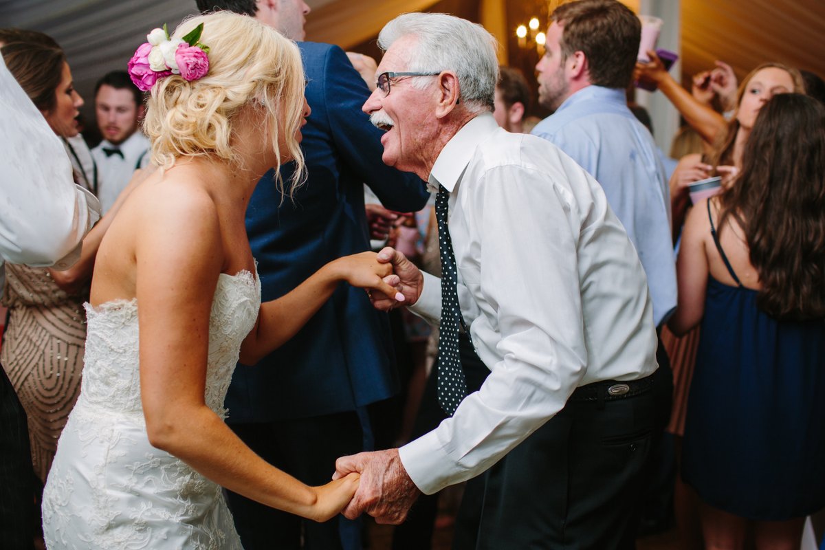 In all of the things we see happen on dance floors, from awesome dance moves to choreographed perfection, nothing brings a brighter smile to our face than seeing a grandparent out on the dance floor having a blast.  #NashvilleDJ #NashvilleWedding #ChoiceDJs #EventLighting
