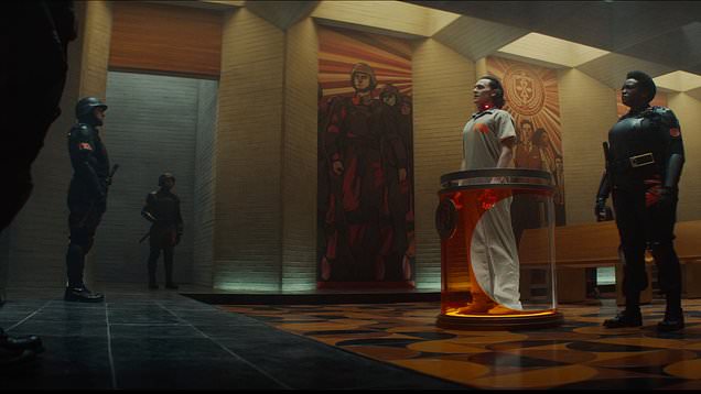 RealCanonPod's tweet image. Part of the job of the creator's of Disney+'s Loki was to translate the weird world of the Time Keepers and the Time Variance Authority into something that worked for a TV series in the MCU, hence the retro government office vibes.