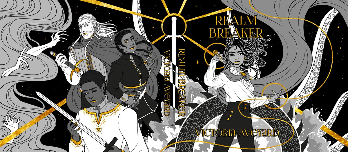Realm Breaker by @VictoriaAveyard alternate cover designed for @Thebookishbox 💙💙