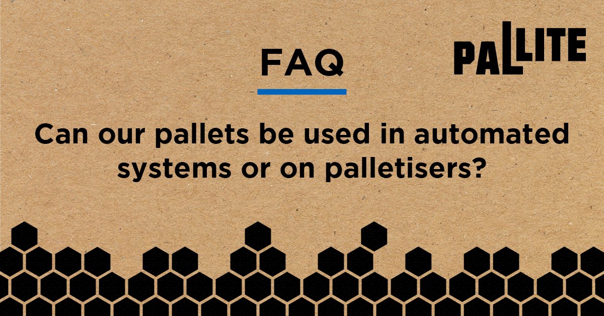Can our pallets be used in #AutomatedSystems or on #Palletisers ❓ 

YES - we can add a #ConveyorFrame to your #Pallet or #ShippingCrate, so you’re not limited to where + when you can use it.

Still unsure? Contact our team + discover more FAQs &gt; bit.ly/3xcFYY3
