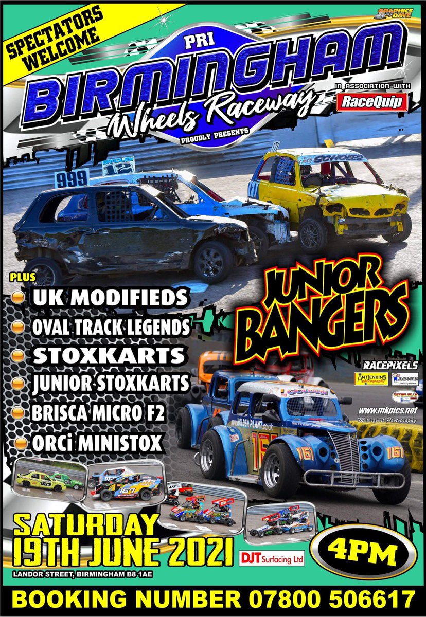 PRIWheels's tweet photo. We have 2 great meeting coming up up for you over the next 2 weeks! 

Kick start off this weekend as the Junior Bangers make a warm return to the wheels and the Oval Track Legends.

Advance Tickets are NOW ONE SALE for both these events via:-https://t.co/jIjICNIJHe https://t.co/mrUMEtw73R