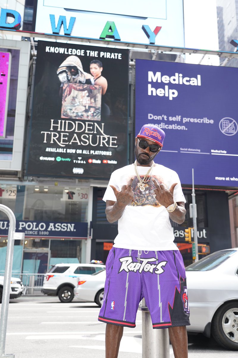 Ahoy!!! Respect my work I put the billboard up in NY time Square now i tru it up in ATL at George state no major backing independent wave #treasure #chest we ar the underground renaissance get familiar pre order vinyl at Knowledgethepirate.com