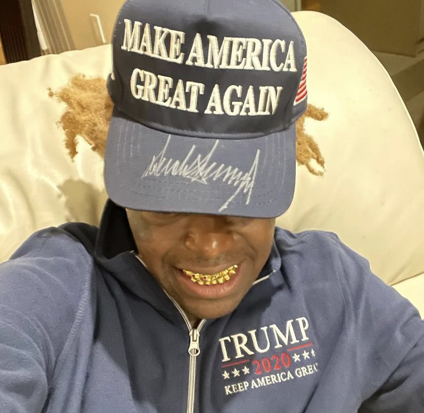 DatPiff on X: Kodak Black rockin the Trump fit 🤔   / X