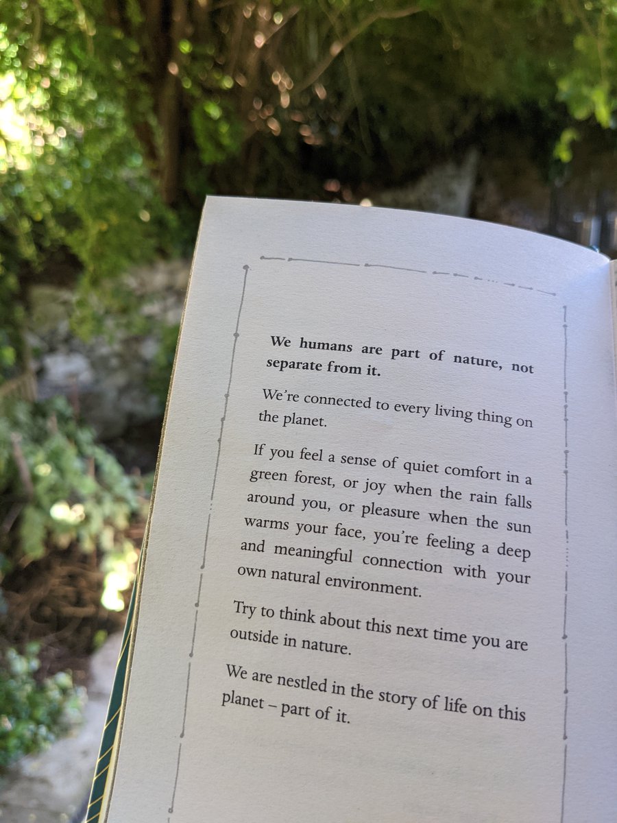 Humanists_UK's tweet photo. 'We humans are part of nature, not separate from it...'

A lovely humanist sentiment to start the day, taken from the #LittleBookofHumanism – co-authored by @theAliceRoberts &amp; @andrewcopson. https://t.co/oSaQgra7IN