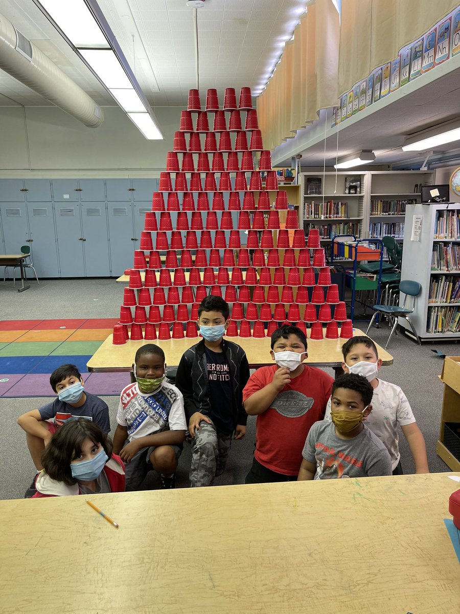BelAir_ASP's tweet photo. You what they say about team work makes the dream work! And Mr. Isaacβs class worked so hard on their cup tower. That goes to show you that kids from different grades can come together to accomplish their goals.β¨#woah #cuptower #belair #bears #AlwaysOnPoint https://t.co/sMonuGKcRW