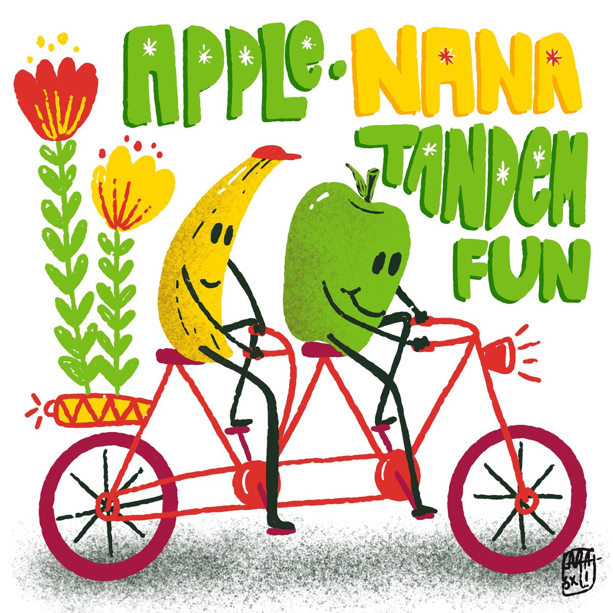 DirIllustration's tweet photo. New York based artist @BigeyesWorld loves coffee and vegetables 🍌🍏☕️  Fun and whimsical, her illustrations make you take a second look and laugh. 
-
View more work: https://t.co/SXeYbGOxVQ
-
#lauralvarez #bigeyesworld #fruitillustration #vegetableillustration #fruitsnveggies https://t.co/Lrv7SsvQKN