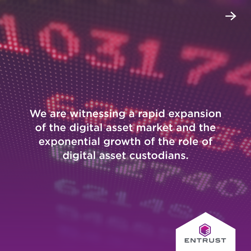 EntrustHSM's tweet photo. The rise in cryptocurrencies and non-fungible tokens has created new security challenges for traditional financial services. @johnrgrimm explores what is needed to protect digital assets and keys in his latest blog.
