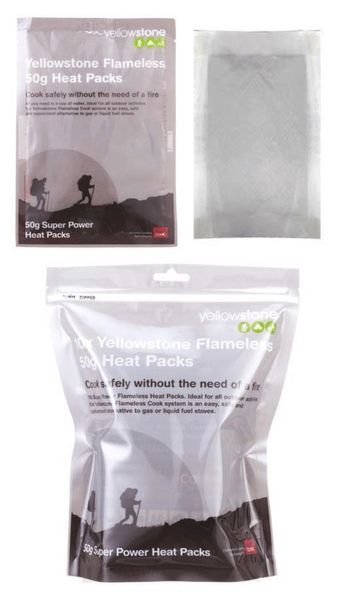 These flameless 50g Heat Packs, heats to a high temperature minus the flame. Activated with 120ml of water, they are ideal for cooking rice, pasta &amp; heating ready-to-heat foods. Its easily portable and long lasting, perfect for camping &amp; hiking. £9.99
pitchperfectcamping.net/shop/ols/produ…