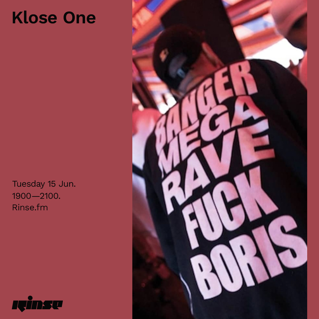 Coming up, it's <a href="/KloseOne/">Klose One</a> on rinse.fm/player + 106.8FM

#RinseFM