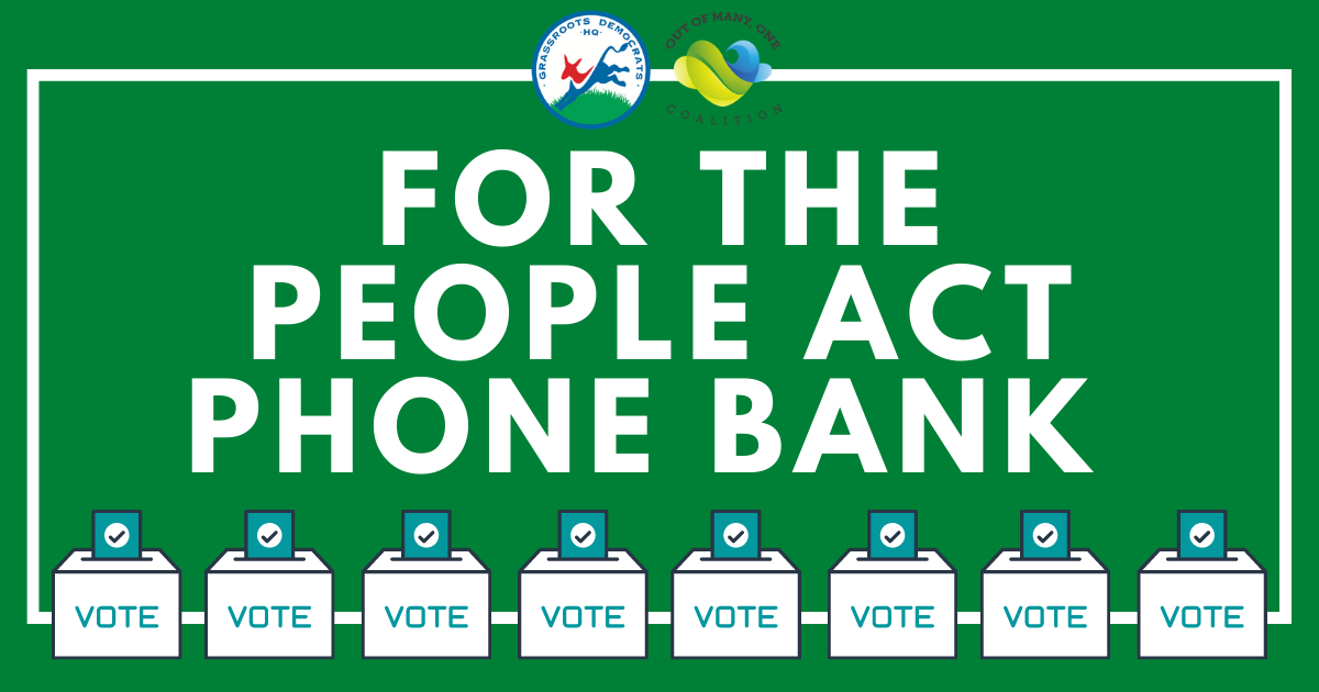 GrassrootsDemHQ's tweet photo. The Out of Many, One Coalition is calling voters in West Virginia asking them to contact Sen. Manchin to ask him to support the #ForThePeople Act. #RememberRenewRestore

The bill is coming to a vote the week of June 21st. Now's the time to act.

RSVP ➡️ https://t.co/7GbJAu0GDI https://t.co/mKBeRImXaN