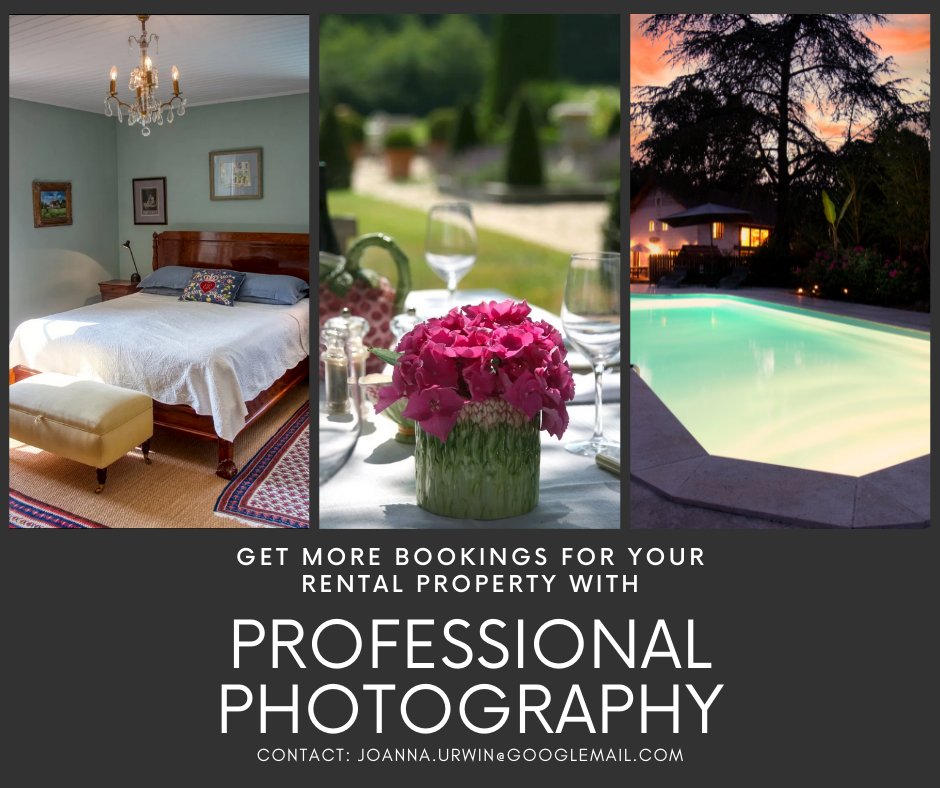 VideoProFrance's tweet image. Do you need more bookings for your rental #property, #gite or #Bedandbreakfast this summer?  It's not too late to update your #photos  :-) Contact me today.