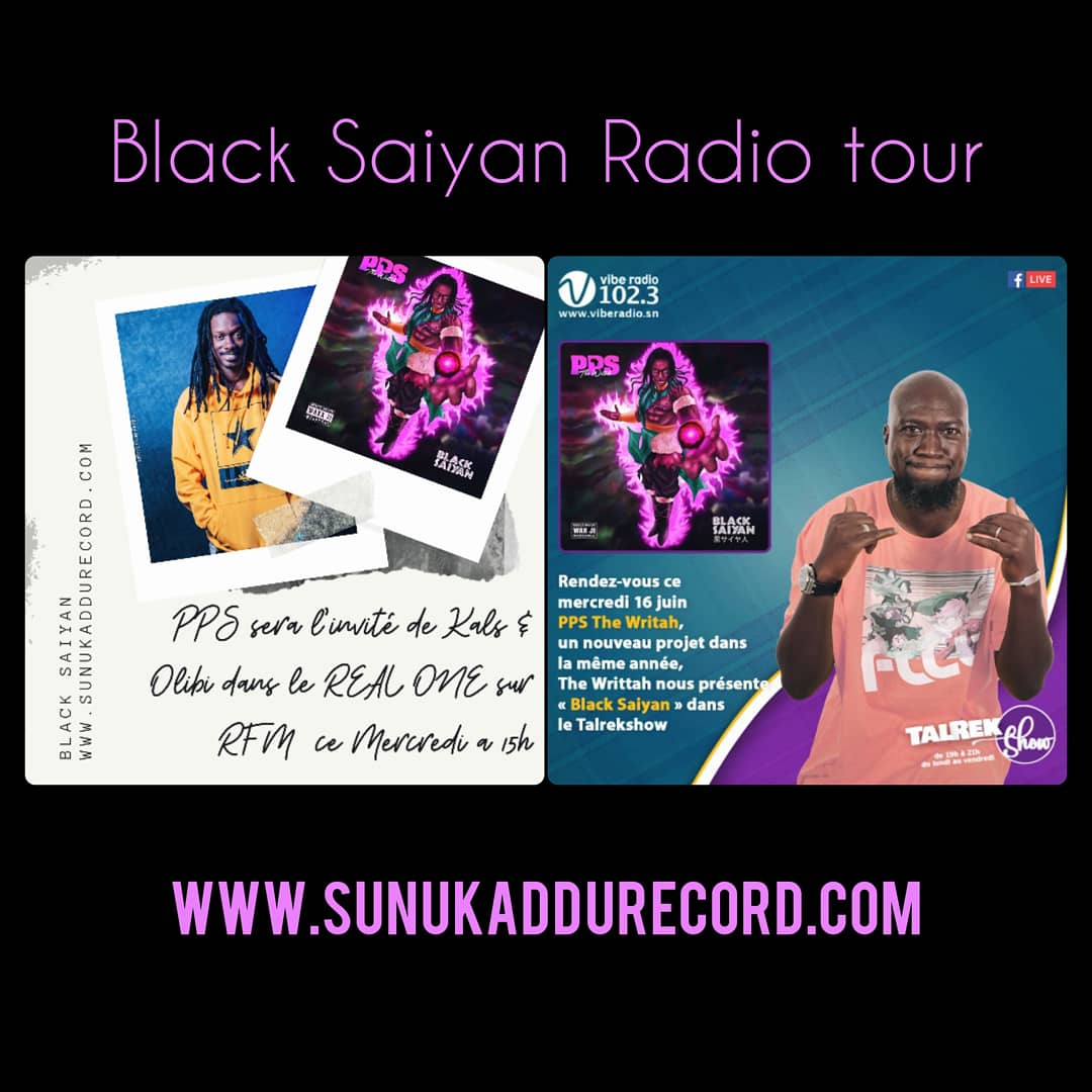 PPSthewritah's tweet photo. #BlackSaiyan Radio Tour
Ce Mercredi:
_ A 15h sur la @RFMsn avec #Kals et #Olibi
_ A 20h avec @thetalrekshow sur @viberadiosn
Le EP est dispo sur: https://t.co/KBnFSOq4ZX
#Ppsthewritah #Rapgalsen #radio #radiotour #newep https://t.co/xQjefCSCL1