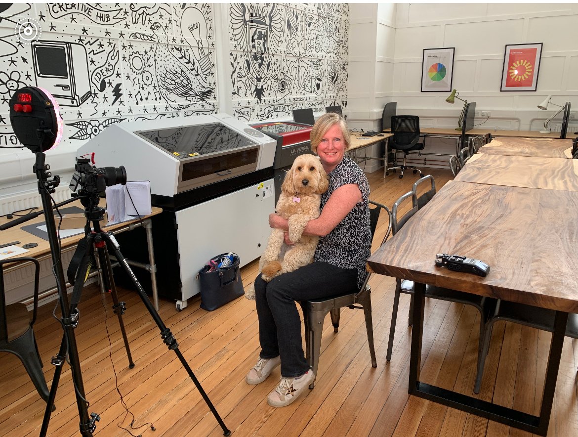 MaltingHouseDS's tweet image. Debbie’s been taking part in a video promoting Perth’s Creative Exchange for @waspsstudios. 
Video is a great medium for social media posts – can we help you get your content out to more people?
#DistillingDistinctiveDesign #Perth
Photo credit Daniel Pollitt