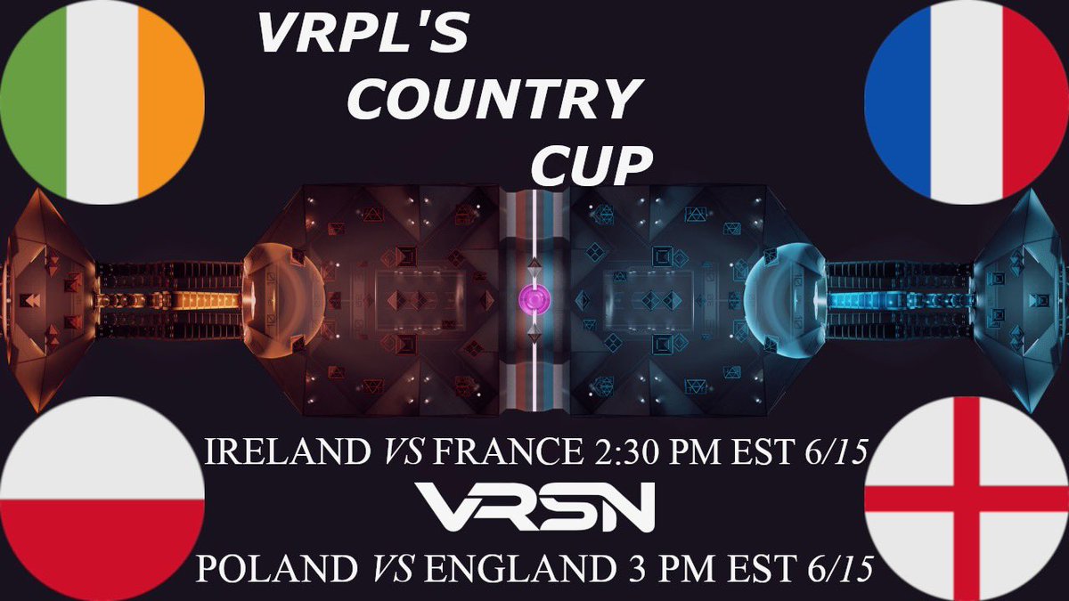 Today starting at 2:30 PM (EST) 

We will broadcasting VRPL’s Country Cup!
Come watch and join in on the Action!

Link in Bio!

#echoarena #oculus #vr #esports #vrpl #vrsn