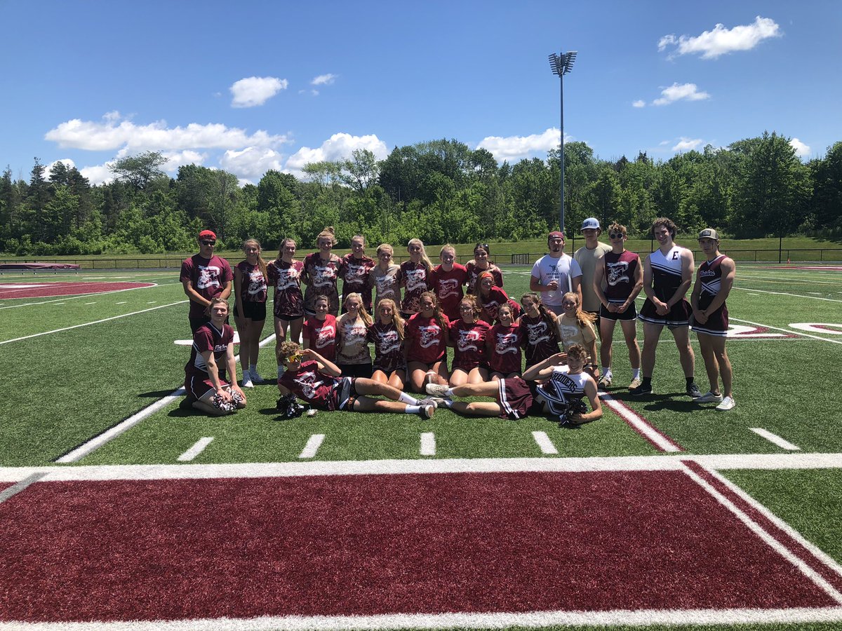 EdencsdRaiders's tweet photo. Senior vs Juniors. Powderpuff Football Game.  Teams are Ready to go!! 💪🏈 @EdencsdRaiders @EdenCSD @EdenCSD https://t.co/WdRwdgrHo0
