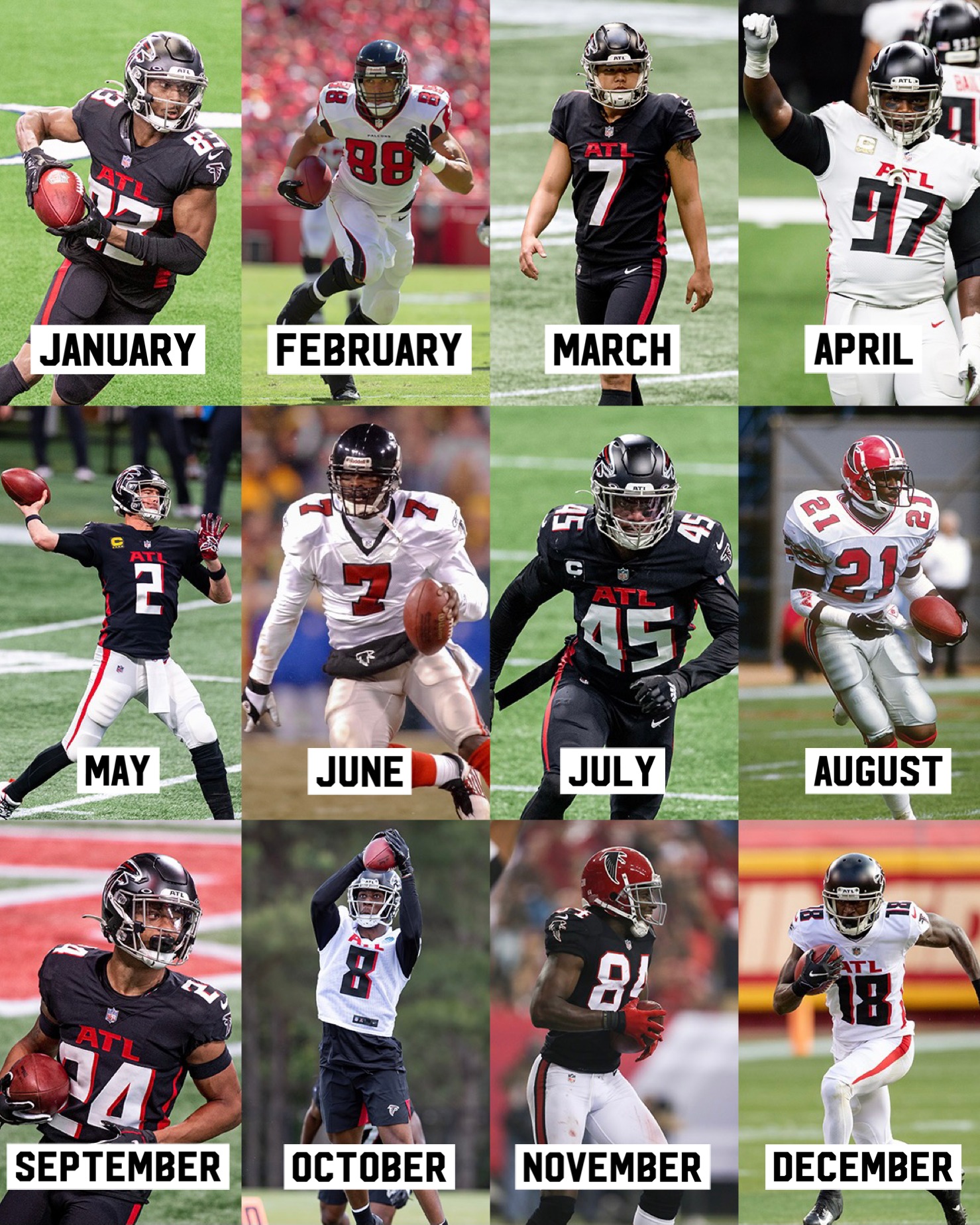 Falcons Roster Names Atlanta Falcons on Twitter: