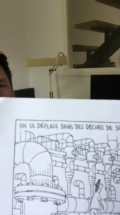 DandQ's tweet photo. "I enjoyed drawing these big smoke pipes and machinery so much." - Guy Delisle launching FACTORY SUMMERS live on our Instagram now! https://t.co/5MDWRt7WHy #guydelisle #factorysummers #instoresnow #athomewithdq #drawnandquarterly https://t.co/ISIp8F4SoU