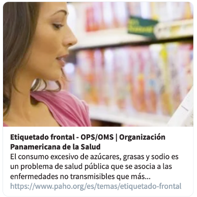 En Colombia, el 81% de los encuestados está de acuerdo con que los congresistas legislen para prevenir enfermedades crónicas asociadas a malnutrición: Estudio <a href="/RedPaPaz/">Red PaPaz</a> 2020
#CharAgendeLeyComidaChatarra 
<a href="/ArturoCharC/">Arturo Char Chaljub</a> <a href="/jaimeduranbar/">Jaime Durán Barrera</a> <a href="/SandraComunes/">Sandra Ramírez</a> <a href="/SecreSenado/">SecretaríaSenado 🇨🇴</a> <a href="/SenadoGovCo/">Senado de la República 🇨🇴</a>