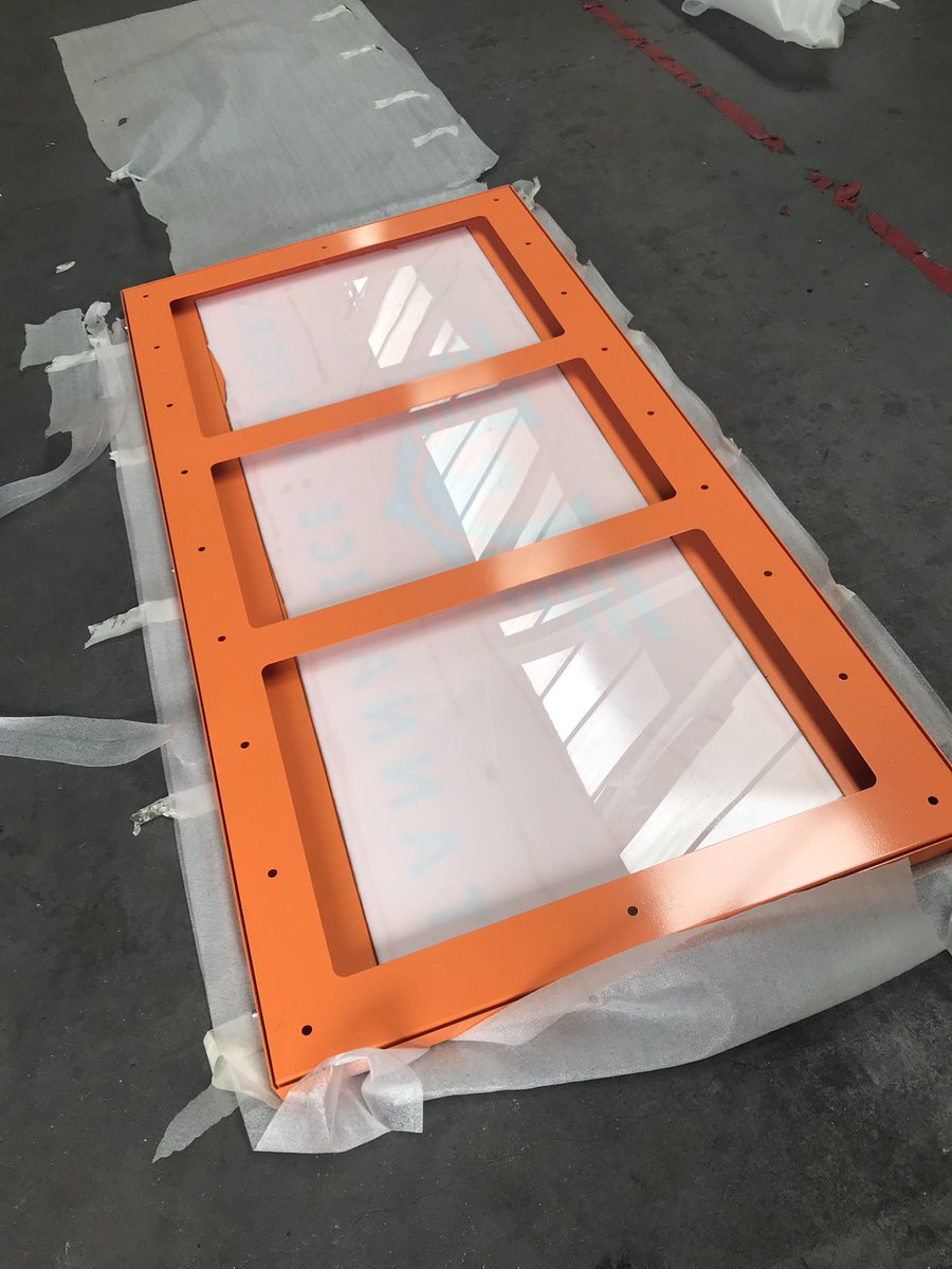 Our gift to our neighbours and friends at Tannadice Motors as they move to new premises. Laser cut galvanised steel, painted and opaque backlit logo. EPE wish them all the best for the future #lasercutting #design #ukmfg  #orange #colourful #signage