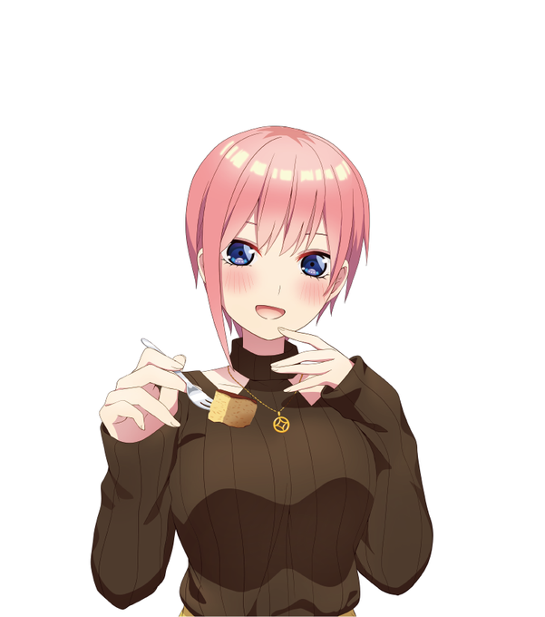ZeroDSさんがTwitterに投稿した中野一花(五等分の花嫁)のイラスト。