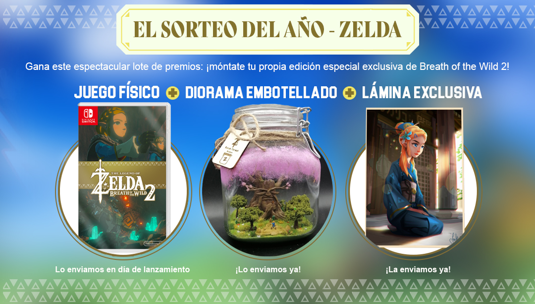 kidcoltrane's tweet image. 🔶🔸SORTEAZO ZELDA🔸🔶

Celebrando el Nintendo Direct E3 2021 ¡regalamos el juego Zelda: Breath of the Wild 2 + Fabulosa escena embotellada + Lámina exclusiva! 

Para participar ⬇️

🔃RT 
✅Follow @The3DHut
✅Follow @Sermella
✅Follow @kidcoltrane

España, hasta martes 22 junio.