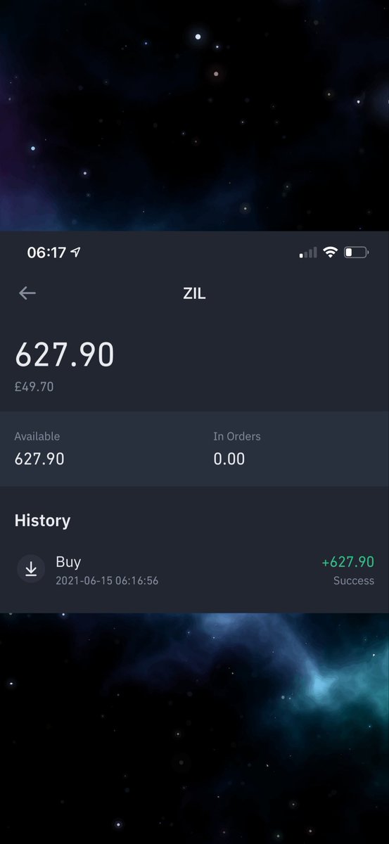 Daily_DCA's tweet photo. $ZIL #Daily_DCA #Binance #Crypto #Portfolio £50 15/6/21 NFA https://t.co/cEvBMVcHsy