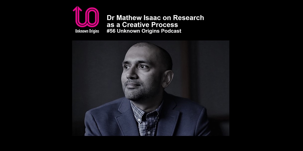 Marketing professor Matt Isaac was a recent guest on <a href="/UnknownOrigins9/">R0N1N</a>'s #podcast, talking about research as a creative process. Have a listen here: open.spotify.com/episode/3l9jEv… #PodcastRecommendations