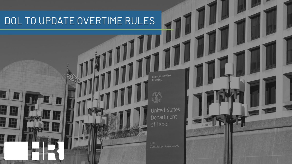 Labor Secretary Marty Walsh has announced that the <a href="/USDOL/">U.S. Department of Labor</a> is reviewing whether to update the salary threshold below which employees are eligible for overtime pay.

Read the full story here: hrpolicy.org/news/story/dol…

#HRPolicy #USDOL #salary #overtimepay