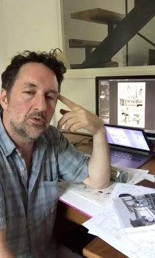 DandQ's tweet photo. Thank you Guy Delisle for taking over our Instagram! Order his new book, FACTORY SUMMERS now from you local indie bookstore or comic shop 🤩🏭https://t.co/6I5EcPICuo @guy_delisle #guydelisle #factorysummers #athomewithdq https://t.co/XRZszn26QO