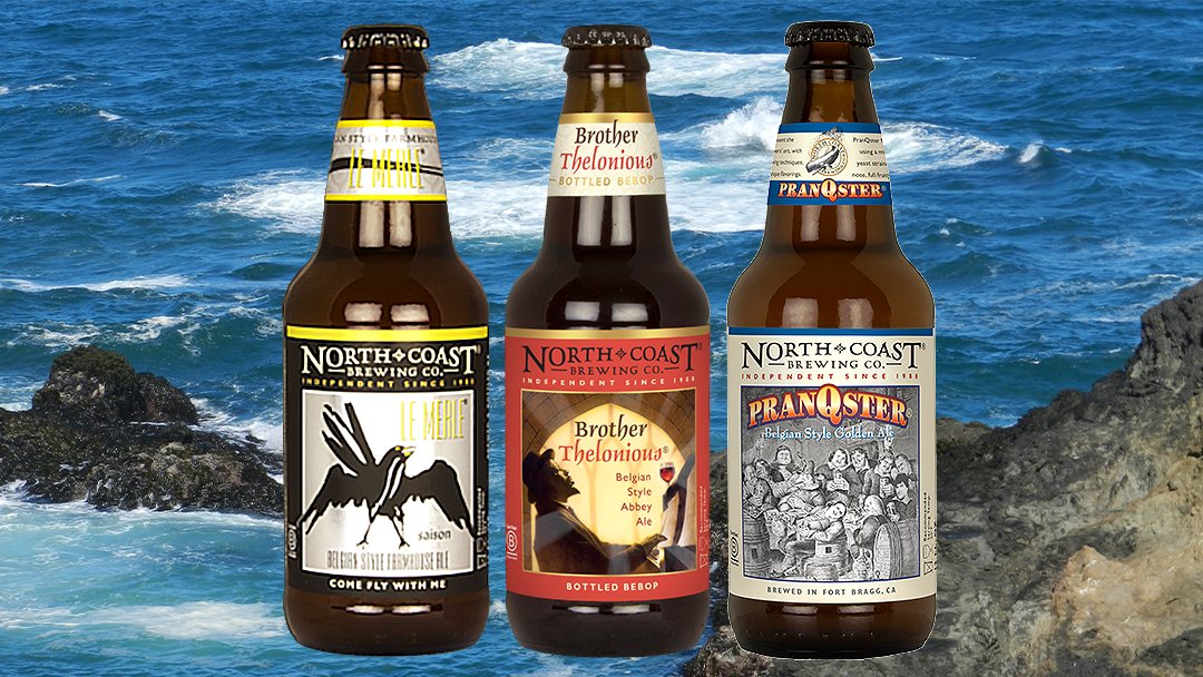 NoCoastBrewCo's tweet photo. Brewed to a higher gravity to balance our rugged coastline and weather:
Le Merle - Saison, a Farmhouse Ale
Brother Thelonious - Abbey Ale (supports music education)
PranQster - Belgian Golden Ale
#belgianstyle #highergravity #bcorp #craftbeer #independentbeer #cheers https://t.co/nTU4uNU51z