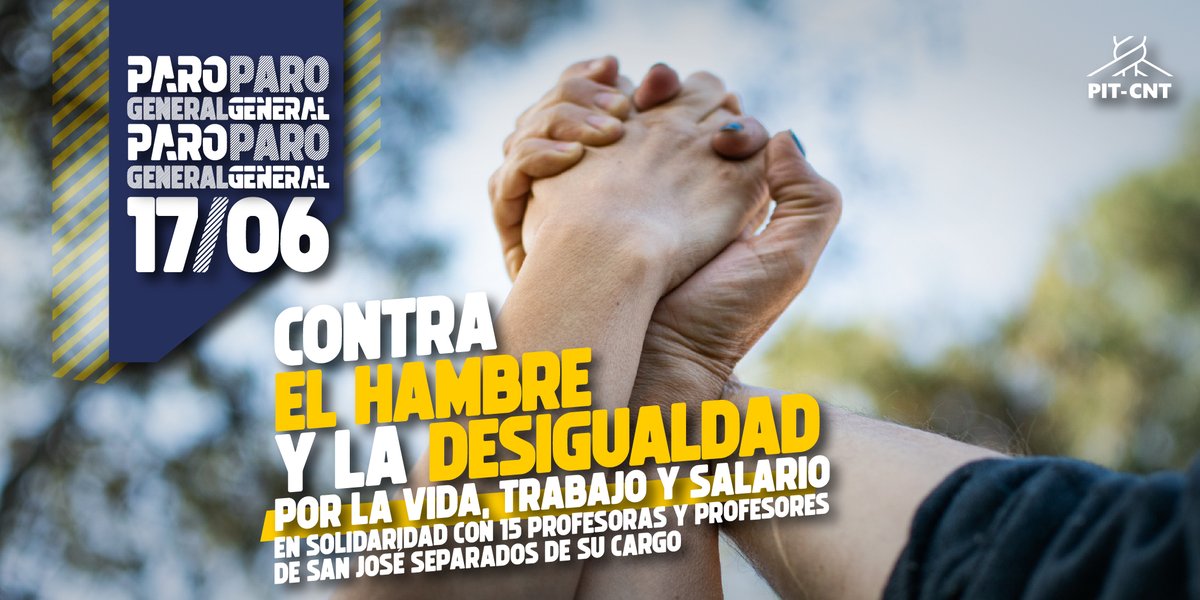encuentro1808's tweet photo. 🗣️ El jueves 17 de Junio paramos contra el hambre y la desigualdad⁣

▶️ Se instalarán cientos de puestos de recolección de firmas  👇https://t.co/jhKdwAwE48 

▶️ El transporte para la vacunación estará garantizado 👇
https://t.co/mB8BRuKqDJ 

#YoParo #ParoPITCNT #YoFirmo https://t.co/nsfHCmxwv0