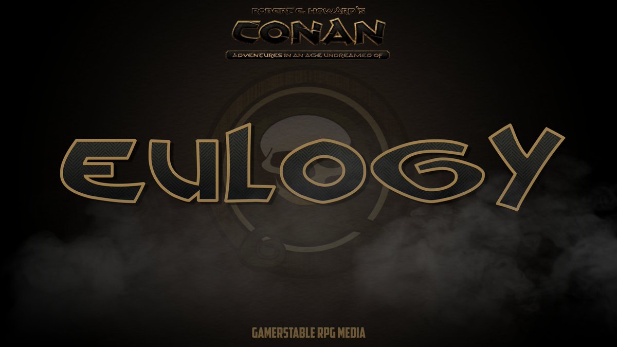 Gamerstable's tweet image. Last time on Conan: Eulogy, while searching for the missing treasure hunter, the heroes narrowly avoid the horrors of the house of Aram Baksh only to find a grisly scene outside Zamboula.
Continues tonight 6/15/21 at 8pm central 
twitch.tv/gamerstable @Modiphius @NerdEyeGames