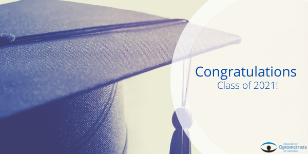 CollegeOptom's tweet photo. Congratulations to @UwOptometry #Classof2021
Best wishes for today's virtual convocation!
#UWaterlooOptometry #UWaterlooGrad https://t.co/a3g3jPLiJk